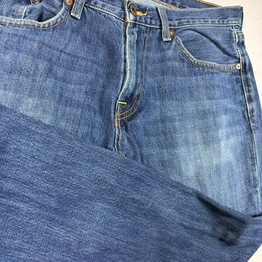 Lucky Brand Mens Straight Leg Blue Denim Jeans Medium Wash 34x30